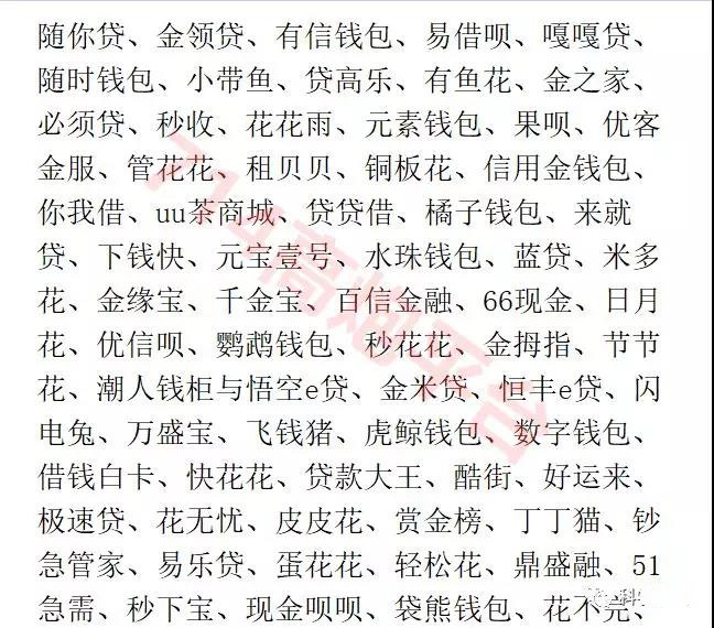 黑心网贷2020倒闭名单大全曝光！网友：欠的钱还用还吗？