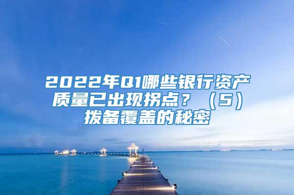 2022年Q1哪些银行资产质量已出现拐点？（5）拨备覆盖的秘密