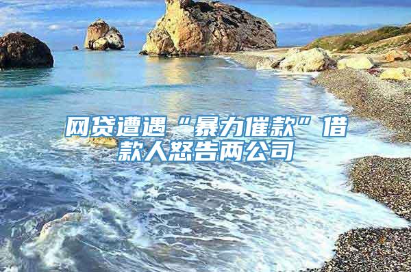 网贷遭遇“暴力催款”借款人怒告两公司