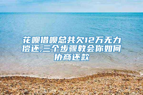 花呗借呗总共欠12万无力偿还,三个步骤教会你如何协商还款