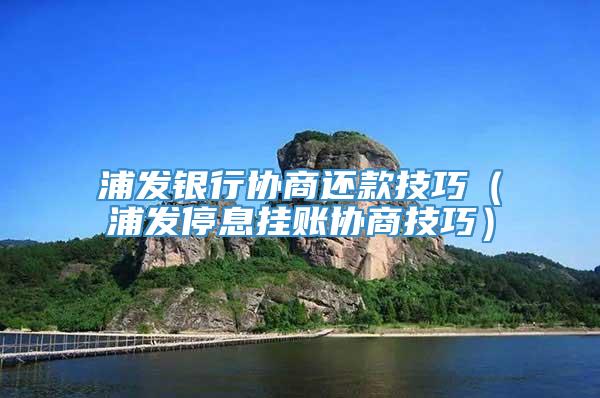 浦发银行协商还款技巧（浦发停息挂账协商技巧）