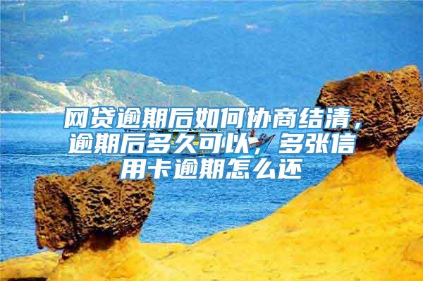 网贷逾期后如何协商结清，逾期后多久可以，多张信用卡逾期怎么还