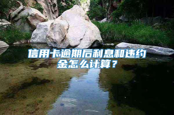 信用卡逾期后利息和违约金怎么计算？