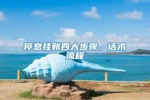 停息挂账四大步骤，话术流程