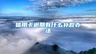 信用卡逾期有什么补救办法