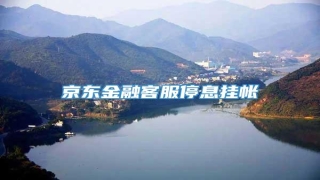 京东金融客服停息挂帐