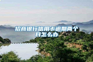 招商银行信用卡逾期两个月怎么办