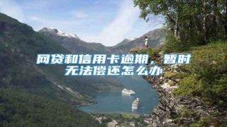 网贷和信用卡逾期,暂时无法偿还怎么办
