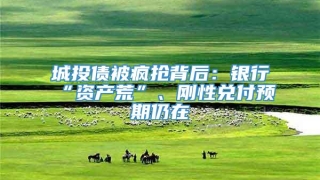 城投债被疯抢背后：银行“资产荒”、刚性兑付预期仍在