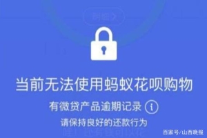 花呗纳入央行征信系统！逾期将影响房贷、车贷