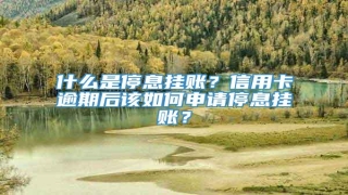 什么是停息挂账?信用卡逾期后该如何申请停息挂账?