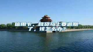 信用卡、网贷马上要逾期了,该怎么办?