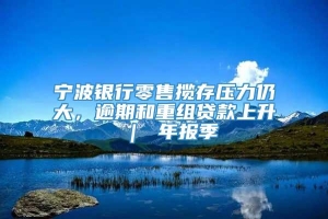 宁波银行零售揽存压力仍大，逾期和重组贷款上升 ｜ 年报季