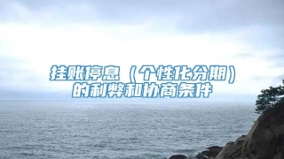 挂账停息(个性化分期)的利弊和协商条件
