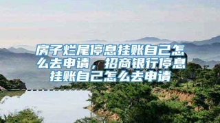 房子烂尾停息挂账自己怎么去申请,招商银行停息挂账自己怎么去申请