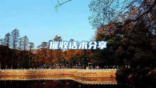 催收话术分享