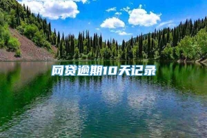 网贷逾期10天记录