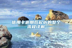 信用卡逾期后起诉的整个流程详解