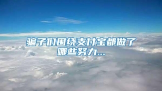 骗子们围绕支付宝都做了哪些努力...