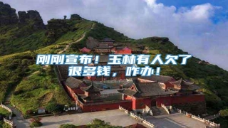 刚刚宣布!玉林有人欠了很多钱,咋办!
