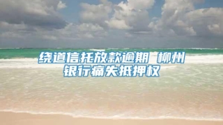 绕道信托放款逾期 柳州银行痛失抵押权