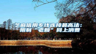 芝麻信用专线连接最高法: 限制“老赖”网上消费