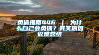 负债指南446 | 为什么自己会负债?其实原因很难总结