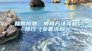 挂账停息，协商方法流程技巧（全套资料）