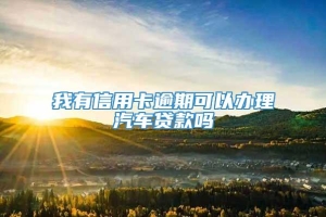 我有信用卡逾期可以办理汽车贷款吗