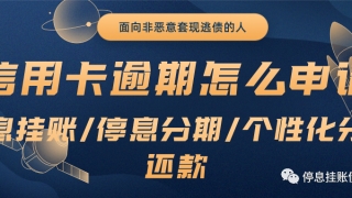欠了信用卡逾期了无力偿还怎么办?如何申请停息挂账还本金