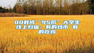 QQ群成“95后”大学生线上归宿:有的炒币 有的吃鸡
