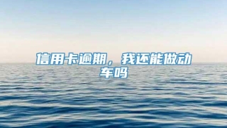 信用卡逾期，我还能做动车吗