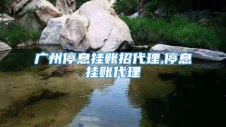 广州停息挂账招代理,停息挂账代理