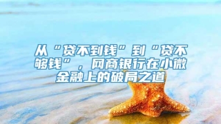 从“贷不到钱”到“贷不够钱”,网商银行在小微金融上的破局之道