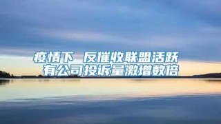 疫情下 反催收联盟活跃 有公司投诉量激增数倍