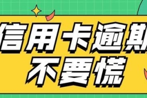 信用卡逾期后，违约金、利息、催收不停怎么办？