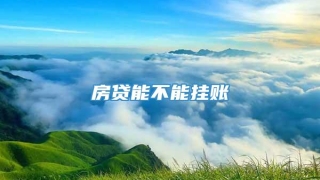 房贷能不能挂账